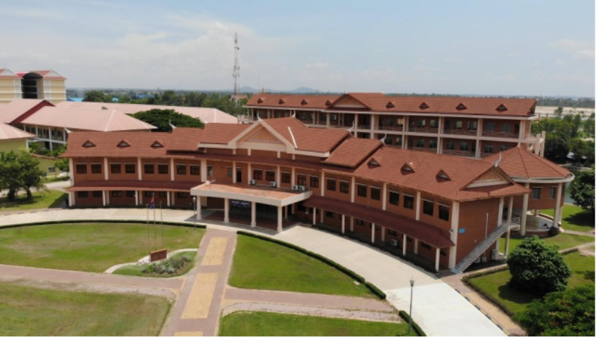 カンボジア最大の国立工科大学であるNPIC　画像